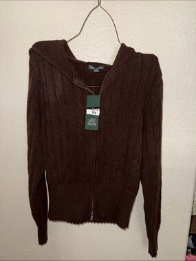 wild fable Chocolate Brown Zip Hoodie